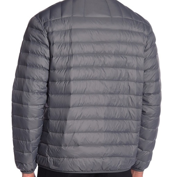 Hawke & Co Jackets & Coats Hawke Co Dark Grey Quilted Packable Down
